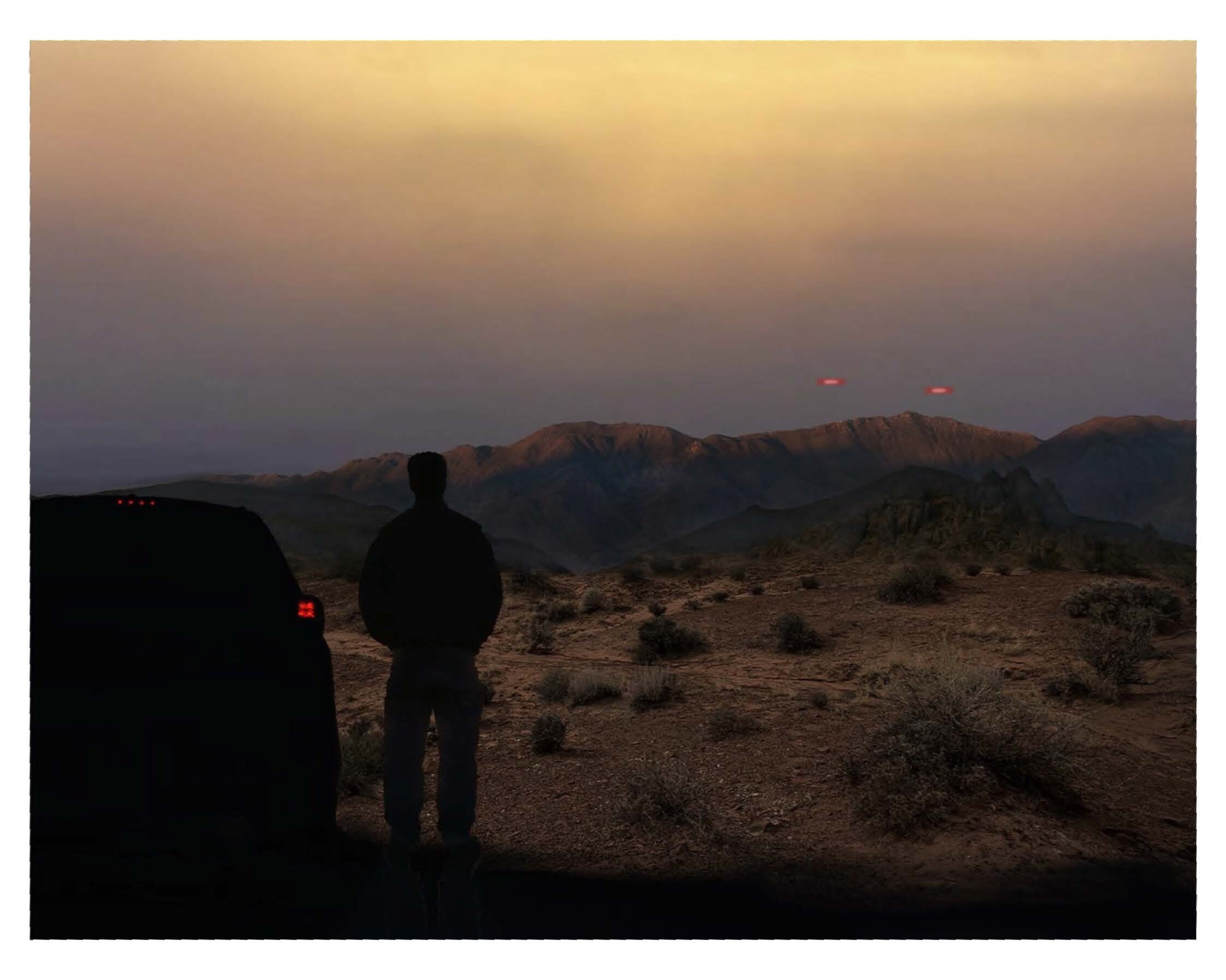 FBI-UAP-D038: multiple red lights as seen by eye, western United States, 2026